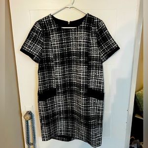 Black and white checkered dress from banana republic